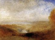 Joseph Mallord William Turner Landscape with a River and a Bay in the Background Spain oil painting artist